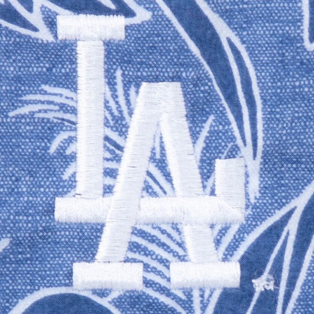 Los Angeles Dodgers Tommy Bahama Sport Tiki Luau Button-Up Shirt - Royal XXXL - Picture 4 of 9